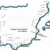 Click para ampliar. Iberia según se conocía en época de Avieno